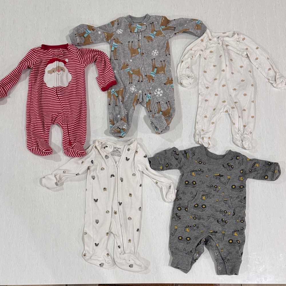 Carter's Assorted Newborn Onesies Set of 5